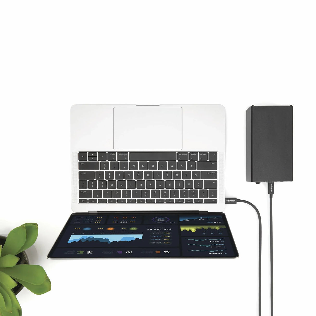 STARTECH 2m (6.6ft) Passive Thunderbolt 3 Cable | 20Gbps | 100W PD | 4K Video | Thunderbolt Cable | Compatible with USB4|DP Alt Mode | Thunderbolt 4 | USB 3.2|Type-C (TBLT3MM2M) (TBLT3MM2M)