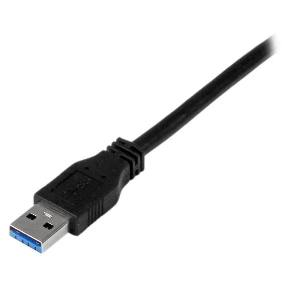 STARTECH 2m 6 ft Certified SuperSpeed USB 3.0 A to B Cable Cord - USB 3 Cable - 1x USB 3.0 A (M) | 1x USB 3.0 B (M) - 2 meter | Black (USB3CAB2M)