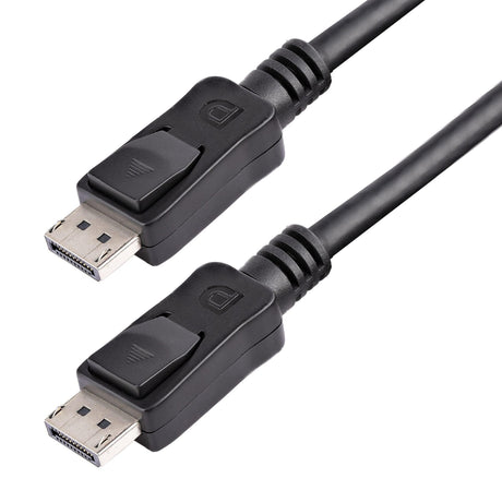 STARTECH 2m (6ft) DisplayPort 1.2 Cable - 4K x 2K Ultra HD - DP to DP Cable for Monitor - DP Video|Display Cord - Latching DP Connectors (DISPL2M) (DISPL2M)