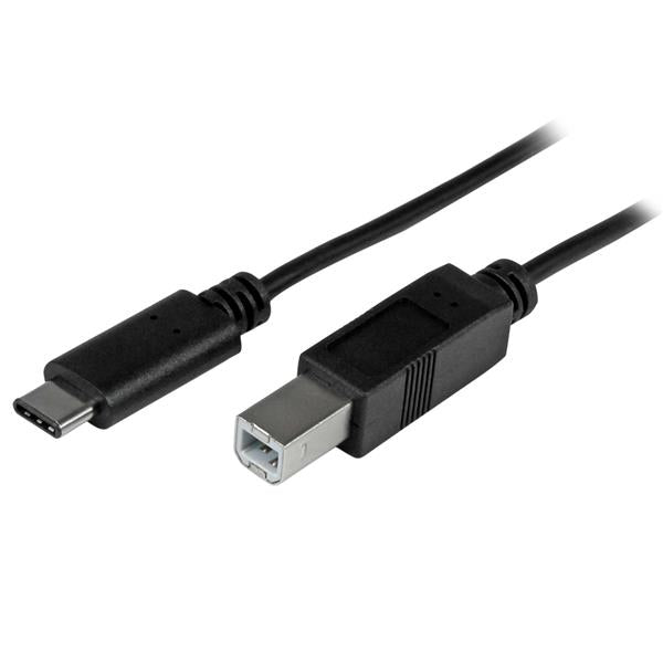 STARTECH 2m 6ft USB C to USB B Cable - USB 2.0 - USB Type C Printer Cable M|M - USB 2.0 Type-C to Type-B Cable (USB2CB2M)