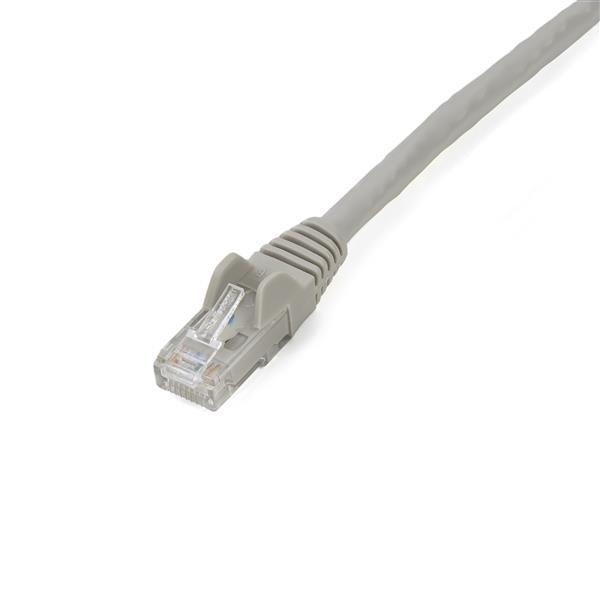 STARTECH 2m CAT6 Ethernet Cable - Grey CAT 6 Gigabit Ethernet Wire -650MHz 100W PoE RJ45 UTP Network|Patch Cord Snagless w|Strain Relief Fluke Tested|Wiring is UL Certified|TIA (N6PATC2MGR) (N6PATC2MGR)