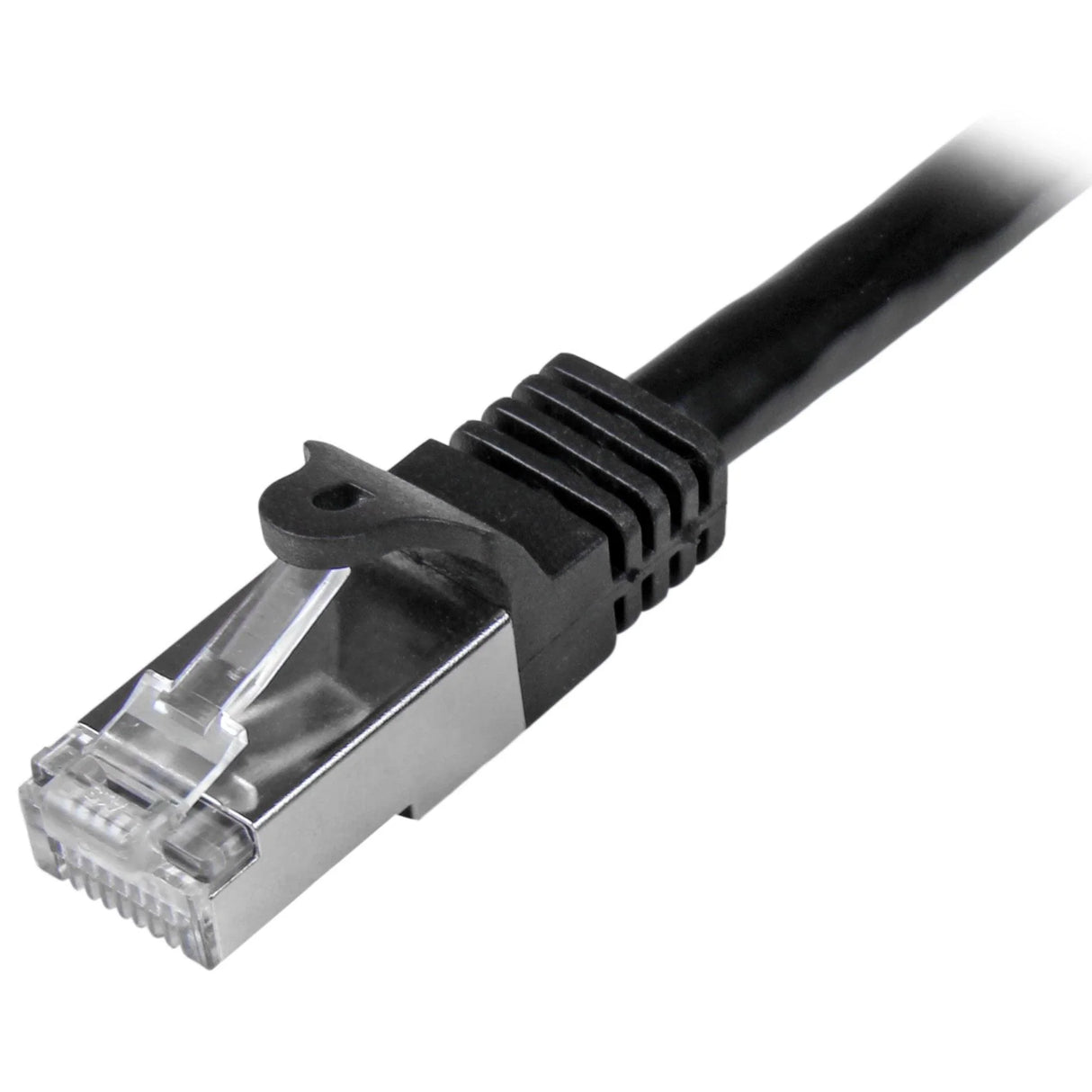 STARTECH 2m Cat6 Patch Cable - Shielded (SFTP) Snagless Gigabit Network Patch Cable - Black Cat 6 Ethernet Patch Lead (N6SPAT2MBK) (N6SPAT2MBK)