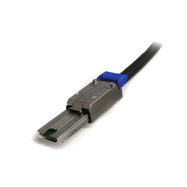 STARTECH 2m External Mini SAS Cable - Serial Attached SCSI SFF-8088 to SFF-8088 - 2x SFF-8088 (M) - 2 meter | Black (ISAS88882)