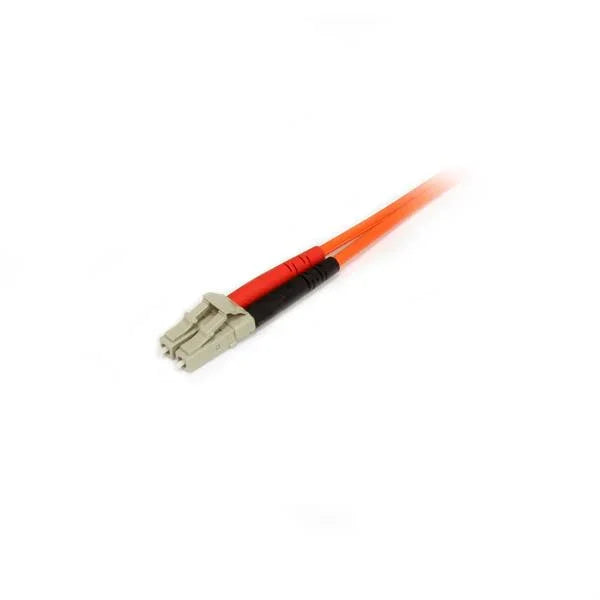 STARTECH 2m Fiber Optic Cable - Multimode Duplex 50|125 - LSZH - LC|SC - OM2 - LC to SC Fiber Patch Cable (50FIBLCSC2)