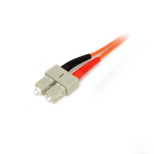 STARTECH 2m Fiber Optic Cable - Multimode Duplex 50|125 - LSZH - LC|SC - OM2 - LC to SC Fiber Patch Cable (50FIBLCSC2)