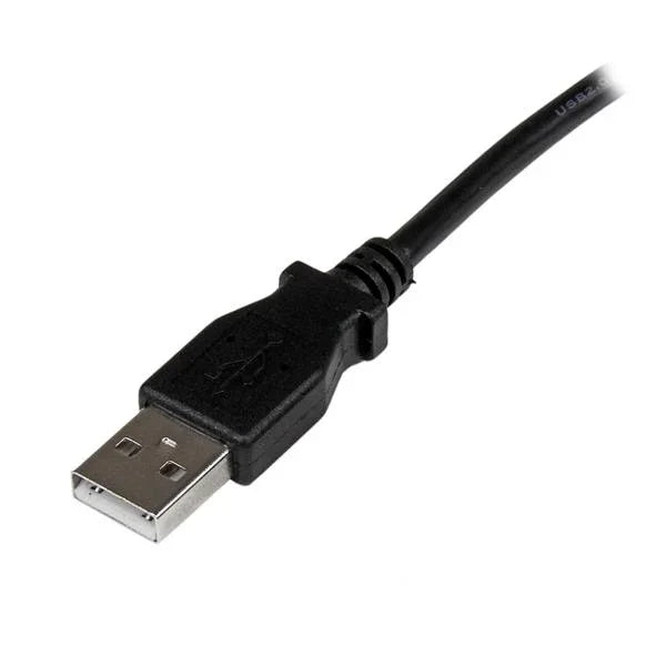 STARTECH 2m USB 2.0 A to Right Angle B Cable Cord - 2 m USB Printer Cable - Right Angle USB B Cable - 1x USB A (M) | 1x USB B (M) (USBAB2MR)