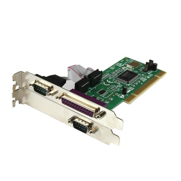 STARTECH 2S1P PCI Serial Parallel Combo Card with 16550 UART - IEEE 1284 Card - Serial Parallel PCI - PCI Serial Adapter (PCI2S1P)