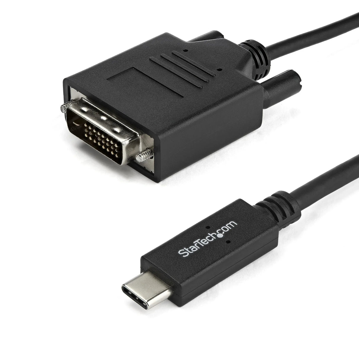 STARTECH 3.3 ft | 1 m USB-C to DVI Cable - USB Type-C Video Adapter Cable - - Black (CDP2DVIMM1MB) (CDP2DVIMM1MB)