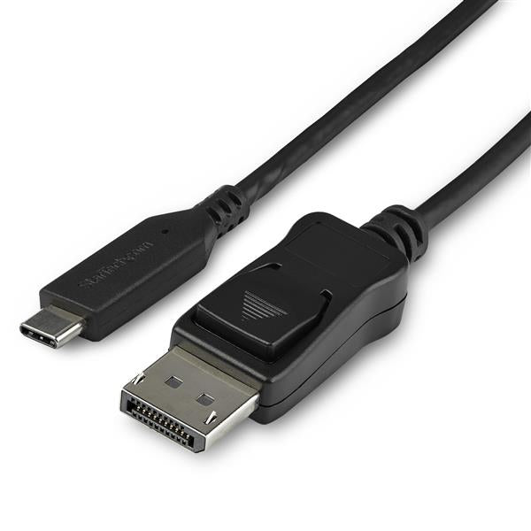 STARTECH 3.3ft|1m USB C to DisplayPort 1.4 Cable - 8K|5K|4K USB Type-C to DP 1.4 Alt Mode Video Adapter Converter - HBR3|HDR|DSC - 8K 60Hz DP Monitor Cable - USB-C|Thunderbolt 3 (CDP2DP141MB) (CDP2DP141MB)