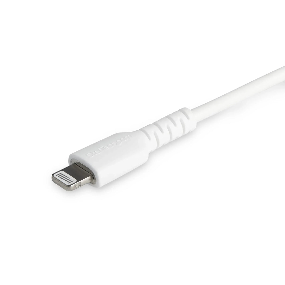 STARTECH 3 foot (1m) Durable White USB-C to Lightning Cable - Heavy Duty Rugged Aramid Fiber USB Type A to Lightning Charger|Sync Power Cord - Apple MFi Certified iPad|iPhone 12 (RUSBCLTMM1MW) (RUSBCLTMM1MW)