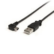 STARTECH 3 ft Mini USB Cable - A to Right Angle Mini B (USB2HABM3RA)