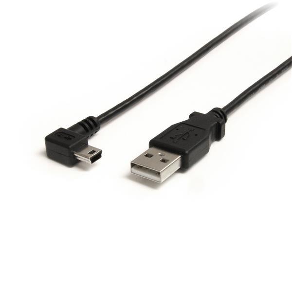 STARTECH 3 ft Mini USB Cable - A to Right Angle Mini B (USB2HABM3RA)
