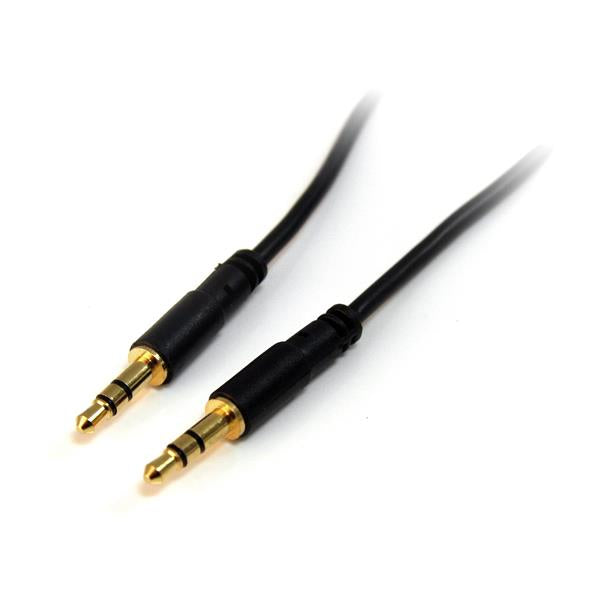 STARTECH 3 ft | 91cm Slim 3.5mm Stereo Audio Cable - M|M (MU3MMS)