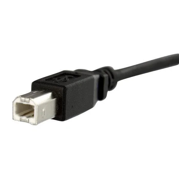 STARTECH 3 ft Panel Mount USB Cable B to B - F|M - Panel Mount USB Extension USB-B Female to USB-B Male Adapter Cable - USB-B (F) Port (USBPNLBFBM3)