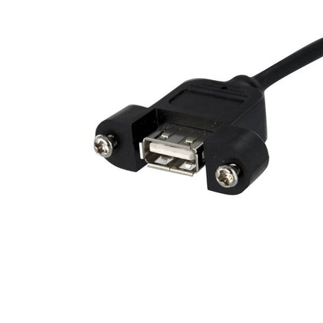 STARTECH 3 ft Panel Mount USB Cable - USB A to Motherboard Header Cable F|F - USB A-Female to USB Header Adapter - USB-A (F) Port | 3ft (USBPNLAFHD3)