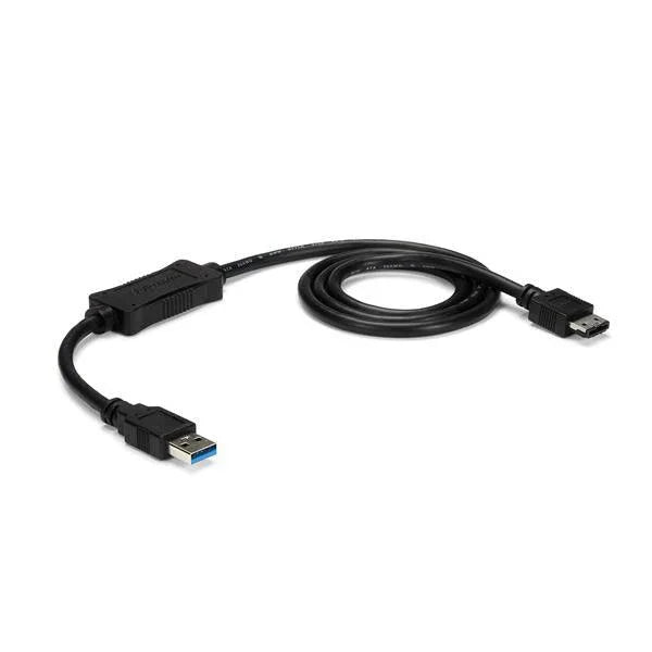 STARTECH 3 ft USB 3.0 to eSATA Adapter - 6 Gbps USB to HDD|SSD|ODD Converter - Hard Drive to USB Cable (USB3S2ESATA3) (USB3S2ESATA3)