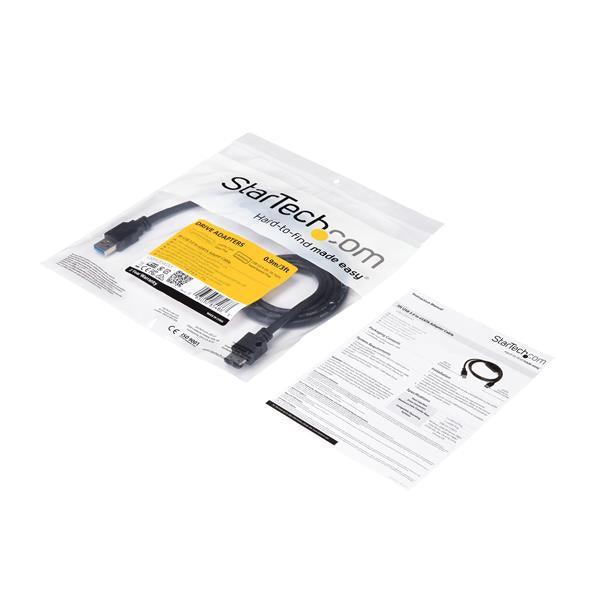 STARTECH 3 ft USB 3.0 to eSATA Adapter - 6 Gbps USB to HDD|SSD|ODD Converter - Hard Drive to USB Cable (USB3S2ESATA3) (USB3S2ESATA3)