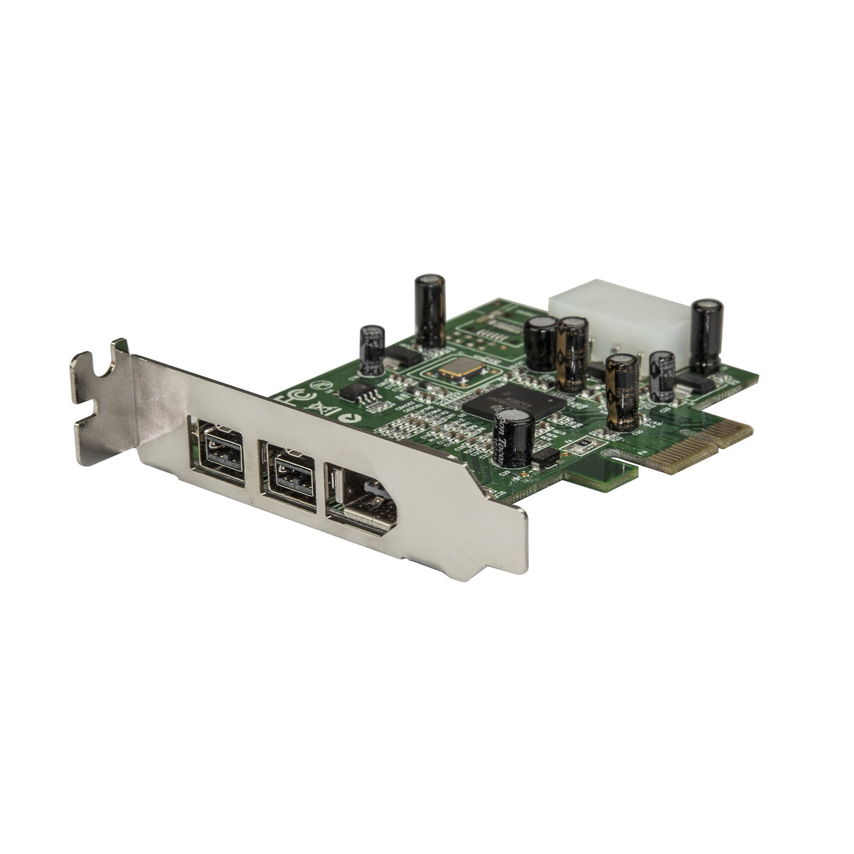 STARTECH 3 Port 2b 1a Low Profile 1394 PCI Express FireWire Card Adapter - PCI Express 1394a - PCIe FireWire 400 Card (PEX1394B3LP)