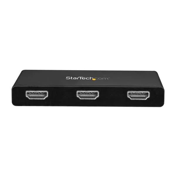STARTECH 3-Port Multi Monitor Adapter - USB-C to 3x HDMI Video Splitter - USB Type-C to HDMI MST Hub - Dual 4K 30Hz or Triple 1080p - Thunderbolt 3 Compatible | Windows Only (MSTCDP123HD) (MSTCDP123HD)