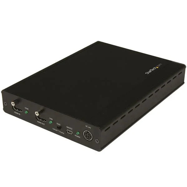 STARTECH 3 Way HDMI Splitter - HDBaseT Extender Kit w| 3 Receivers - 1x3 HDMI over CAT5e | CAT6 Splitter - 3 Port HDBaseT HDMI Extender - Up to 4K (ST124HDBT) (ST124HDBT)