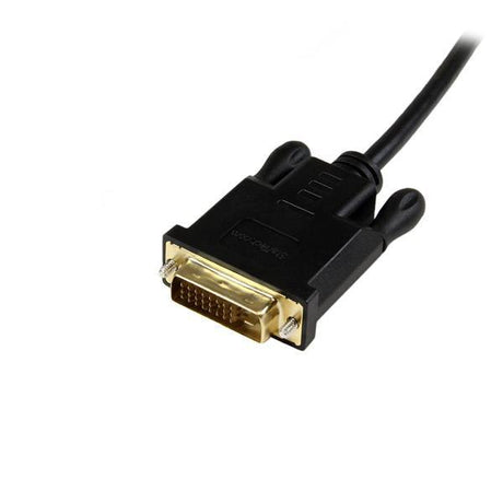 STARTECH 3ft (0.9m) Mini DisplayPort to DVI Cable - Active Mini DP to DVI Adapter Cable - 1080p Video - mDP 1.2 to DVI-D Single Link - mDP or Thunderbolt 1|2 Mac|PC to DVI Monitor (MDP2DVIMM3BS) (MDP2DVIMM3BS)