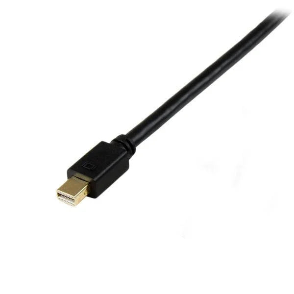 STARTECH 3ft (0.9m) Mini DisplayPort to DVI Cable - Active Mini DP to DVI Adapter Cable - 1080p Video - mDP 1.2 to DVI-D Single Link - mDP or Thunderbolt 1|2 Mac|PC to DVI Monitor (MDP2DVIMM3BS) (MDP2DVIMM3BS)
