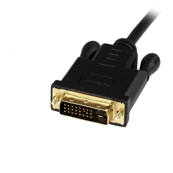 STARTECH 3ft (1m) DisplayPort to DVI Cable - 1080p Video - Active DisplayPort to DVI Adapter Cable - DisplayPort to DVI-D Cable Converter Single Link - DP 1.2 to DVI Monitor Cable (DP2DVIMM3BS) (DP2DVIMM3BS)