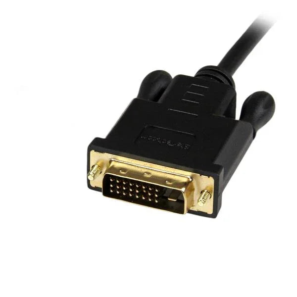 STARTECH 3ft (1m) DisplayPort to DVI Cable - 1080p Video - Active DisplayPort to DVI Adapter Cable - DisplayPort to DVI-D Cable Converter Single Link - DP 1.2 to DVI Monitor Cable (DP2DVIMM3BS) (DP2DVIMM3BS)