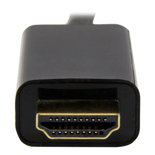 STARTECH 3ft (1m) Mini DisplayPort to HDMI Cable - 4K 30Hz Video - mDP to HDMI Adapter Cable - Mini DP or Thunderbolt 1|2 Mac|PC to HDMI Monitor|Display - mDP to HDMI Converter Cord (MDP2HDMM1MB) (MDP2HDMM1MB)