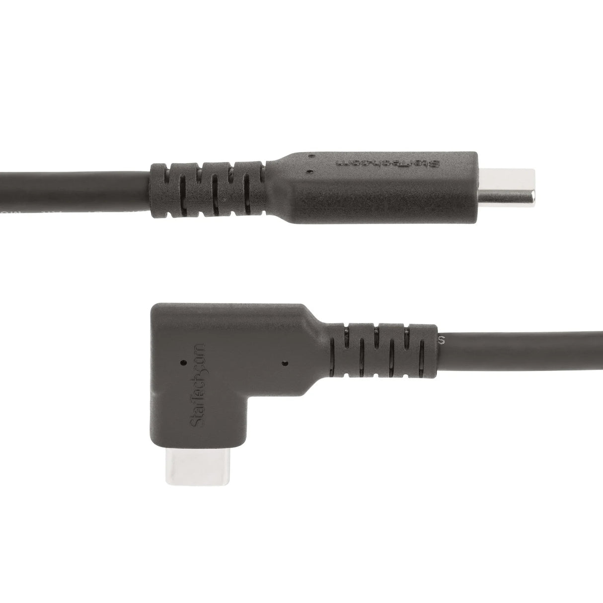 STARTECH 3ft (1m) Rugged Right Angle USB-C Cable (10 Gbps) | Full-Featured USB C to C Data transfer Cable | 4K 60Hz DP Alt Mode | 100W PD - 90 Degree USB Type-C Cable (RUSB31CC1MBR) (RUSB31CC1MBR)