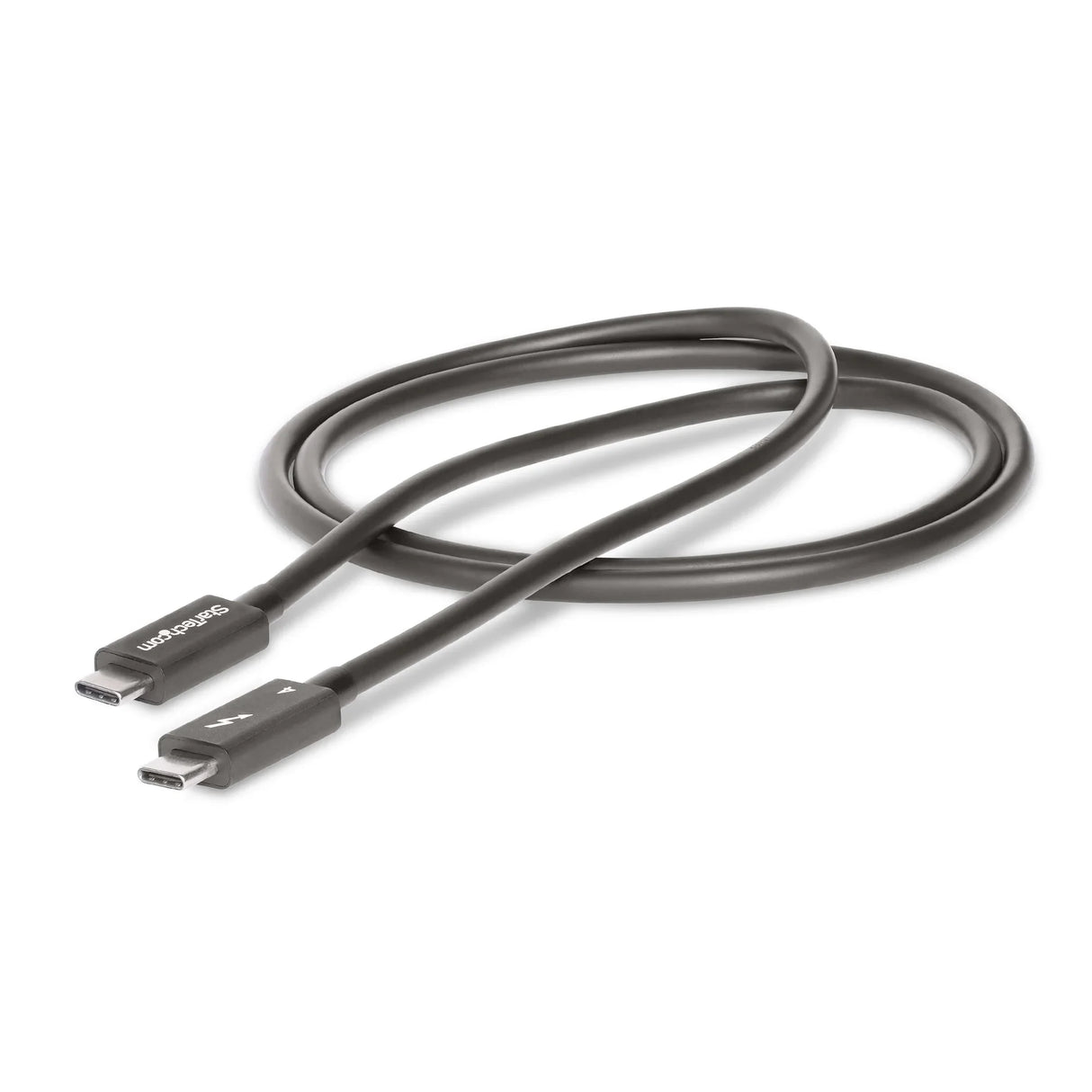 STARTECH 3ft (1m) Thunderbolt 4 Cable - 40Gbps - 100W PD - 4K|8K Video - Thunderbolt Cable - Compatible w| USB4|Thunderbolt 3|USB 3.2|USB Type-C|DisplayPort (TBLT4MM1M) (TBLT4MM1M)