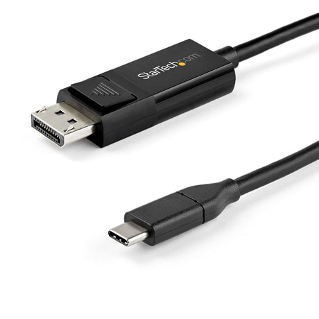 STARTECH 3ft (1m) USB C to DisplayPort 1.4 Cable 8K 60Hz|4K - Bidirectional DP to USB-C or USB-C to DP Reversible Video Adapter Cable -HBR3|HDR|DSC - USB Type-C|TB3 Monitor Cable (CDP2DP141MBD) (CDP2DP141MBD)