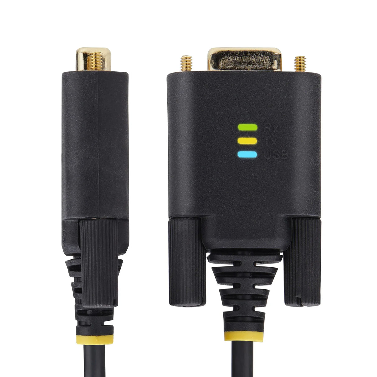 STARTECH 3ft (1m) USB to Serial Adapter Cable | COM Retention | FTDI | USB-A to DB9 RS232 | Interchangeable DB9 Screws|Nuts (1P3FFCB-USB-SERIAL)