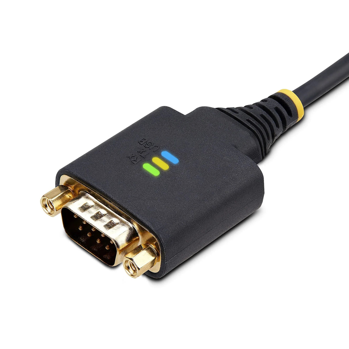 STARTECH 3ft (1m) USB to Serial Adapter Cable | COM Retention | FTDI | USB-A to DB9 RS232 | Interchangeable DB9 Screws|Nuts (1P3FFCB-USB-SERIAL)