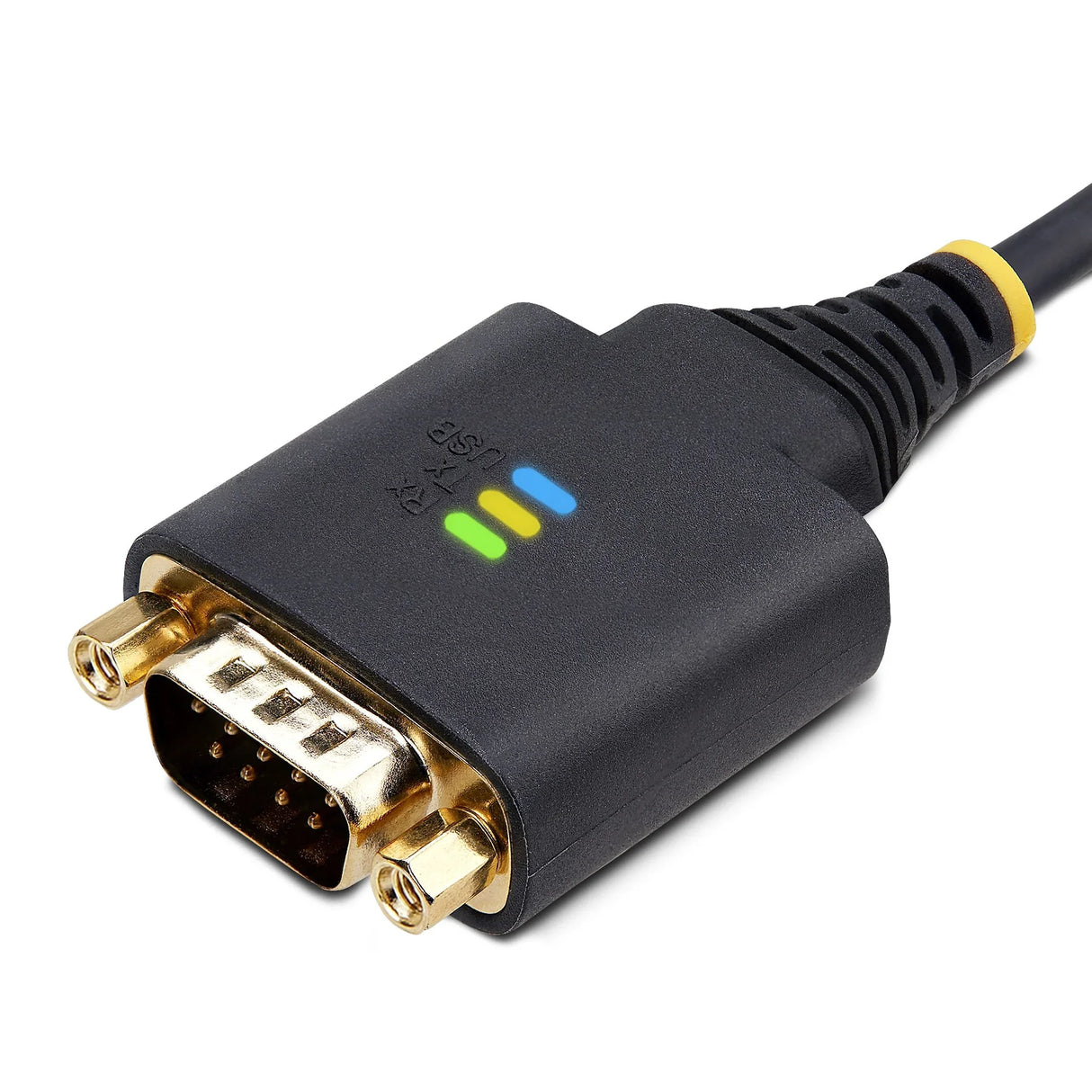STARTECH 3ft (1m) USB to Serial Adapter Cable | COM Retention | FTDI | USB-A to DB9 RS232 | Interchangeable DB9 Screws|Nuts (1P3FFCB-USB-SERIAL)