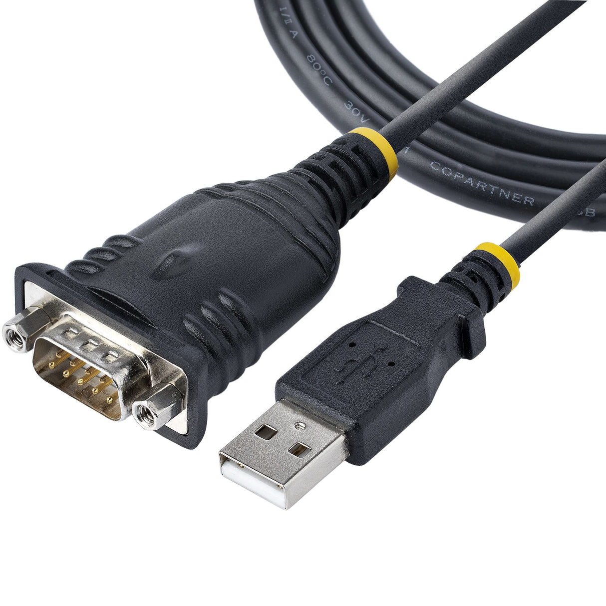 STARTECH 3ft (1m) USB to Serial Cable | DB9 Male RS232 to USB Converter | Prolific IC | USB to Serial Adapter for PLC|Printer|Scanner|Switch | USB to COM Port Adapter | Windows|Mac (1P3FP-USB-SERIAL) (1P3FP-USB-SERIAL)