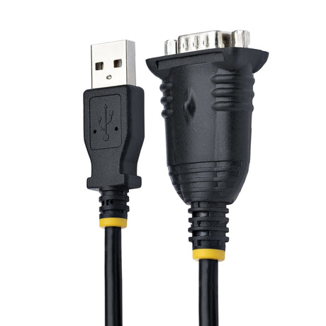 STARTECH 3ft (1m) USB to Serial Cable | DB9 Male RS232 to USB Converter | Prolific IC | USB to Serial Adapter for PLC|Printer|Scanner|Switch | USB to COM Port Adapter | Windows|Mac (1P3FP-USB-SERIAL) (1P3FP-USB-SERIAL)
