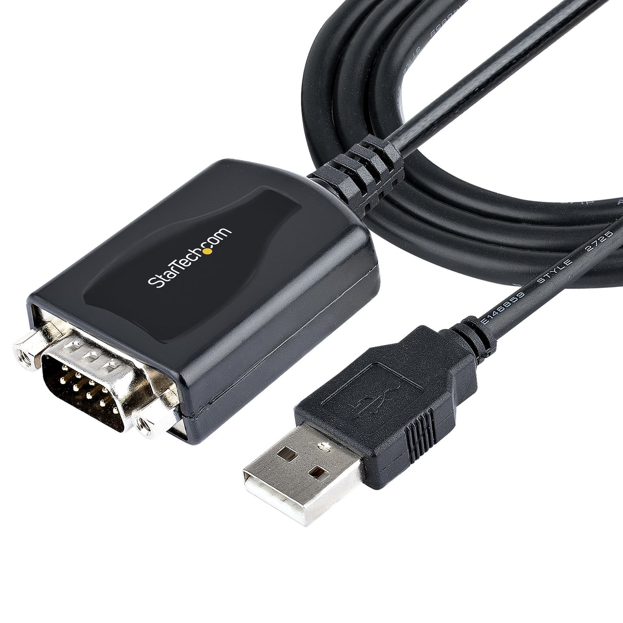 STARTECH 3ft (1m) USB to Serial Cable with COM Port Retention | DB9 Male RS232 to USB Converter | USB to Serial Adapter for PLC|Printer|Scanner | Prolific Chipset | Windows|Mac (1P3FPC-USB-SERIAL) (1P3FPC-USB-SERIAL)