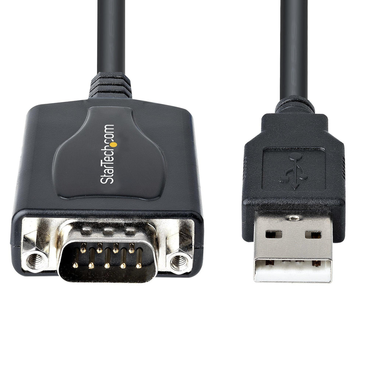 STARTECH 3ft (1m) USB to Serial Cable with COM Port Retention | DB9 Male RS232 to USB Converter | USB to Serial Adapter for PLC|Printer|Scanner | Prolific Chipset | Windows|Mac (1P3FPC-USB-SERIAL) (1P3FPC-USB-SERIAL)