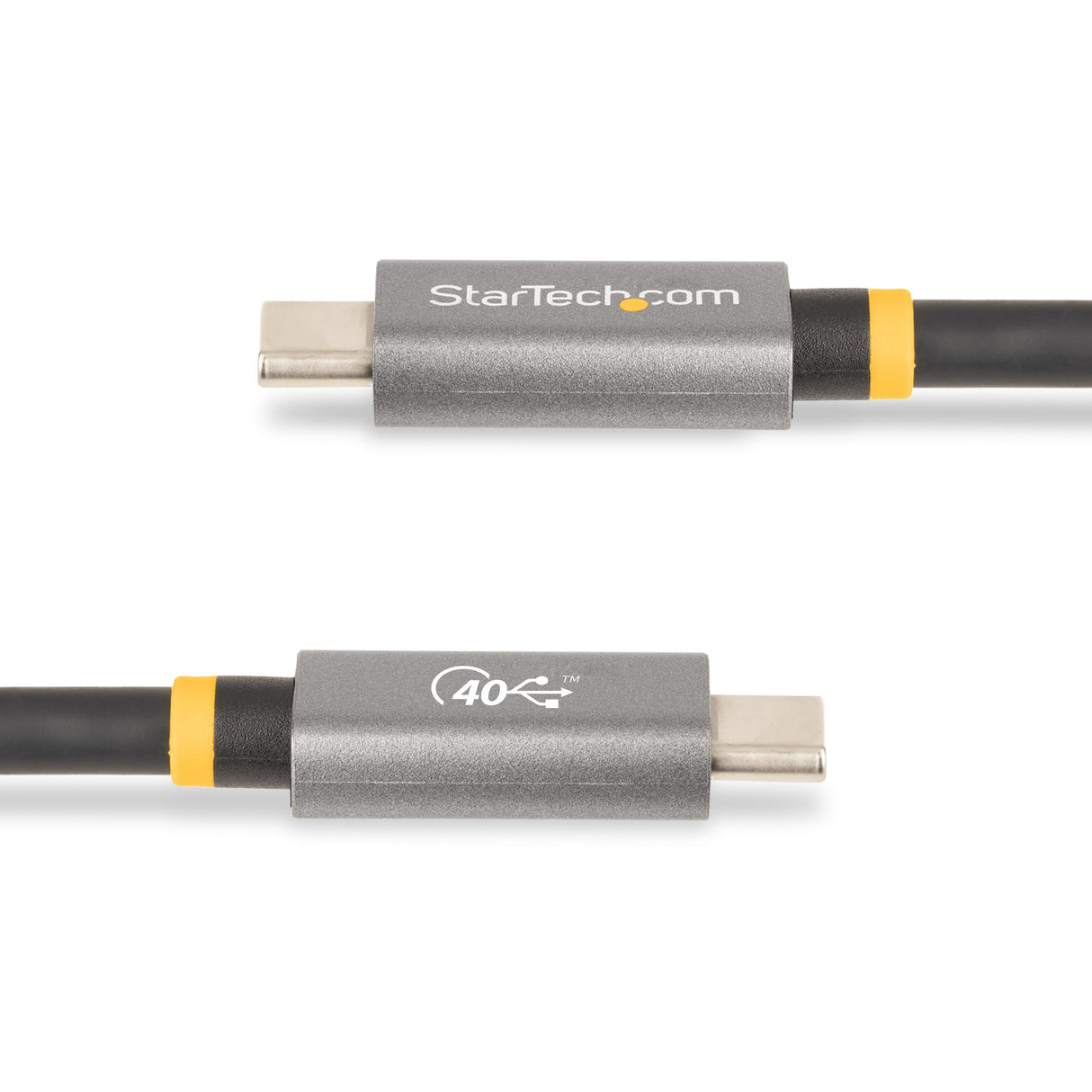 STARTECH 3ft (1m) USB4 Cable | USB-IF Certified USB-C Cable | 40 Gbps | USB Type-C Data Transfer Cable|Cord | 100W Power Delivery | 8K 60Hz | Compatible w|Thunderbolt 4|3|USB 3.2 (CC1M-40G-USB-CABLE) (CC1M-40G-USB-CABLE)