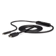 STARTECH 3ft USB-C to HDMI Cable - USB Type-C to HDMI Adapter Cable - 4K 30Hz - Black (CDP2HDMM2MB)