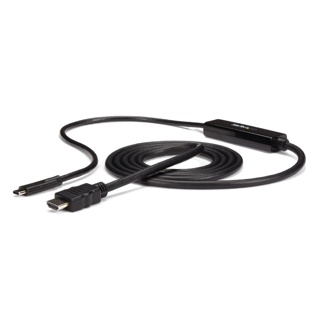STARTECH 3ft USB-C to HDMI Cable - USB Type-C to HDMI Adapter Cable - 4K 30Hz - Black (CDP2HDMM2MB)