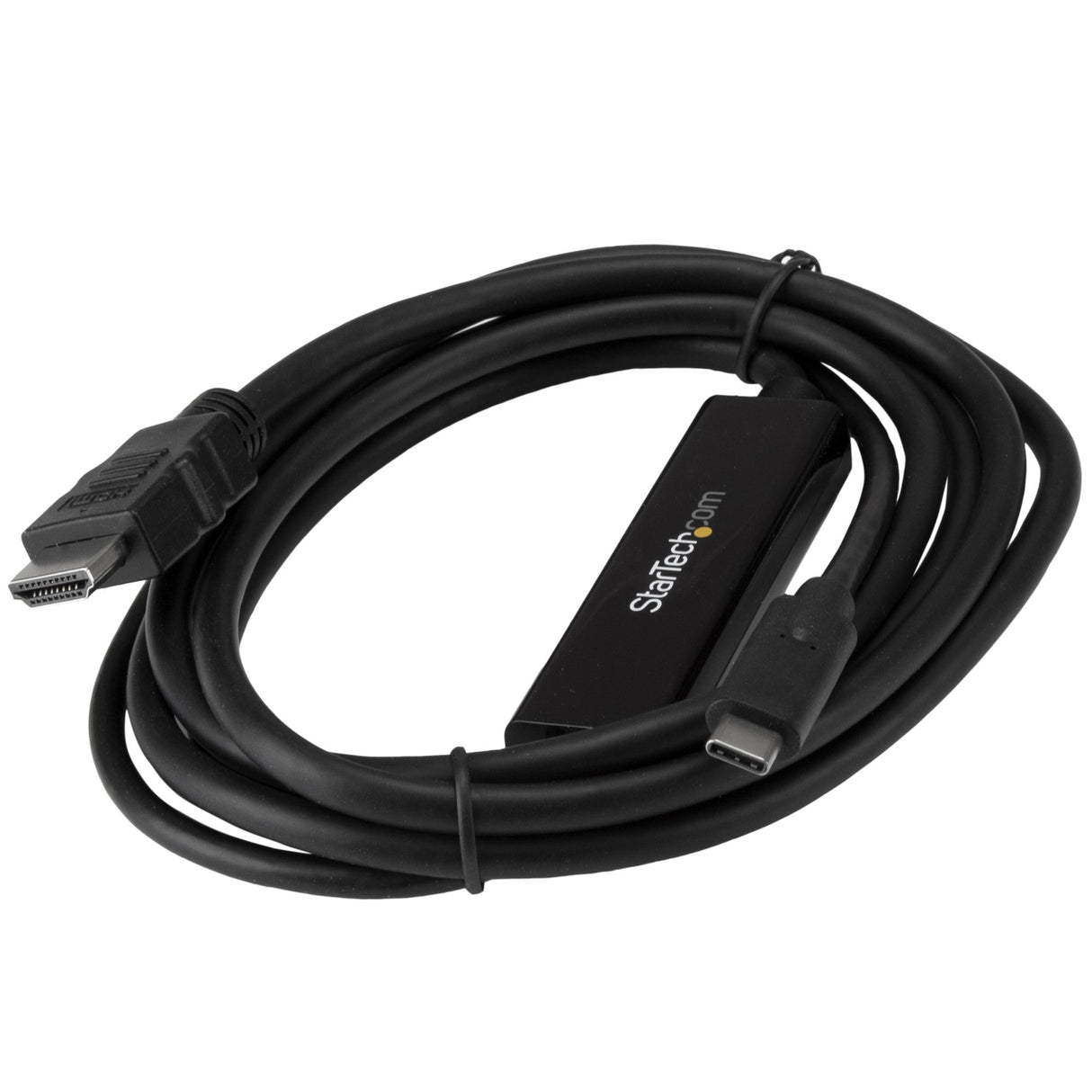STARTECH 3ft USB-C to HDMI Cable - USB Type-C to HDMI Adapter Cable - 4K 30Hz - Black (CDP2HDMM2MB)