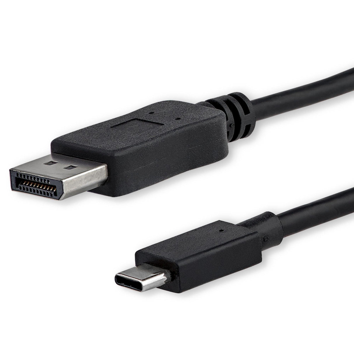 STARTECH 3ft|1m USB C to DisplayPort 1.2 Cable 4K 60Hz - USB-C to DisplayPort Adapter Cable - HBR2 - USB Type-C DP Alt Mode to DP Monitor Video Cable - Works w| Thunderbolt 3 - Black (CDP2DPMM1MB) (CDP2DPMM1MB)