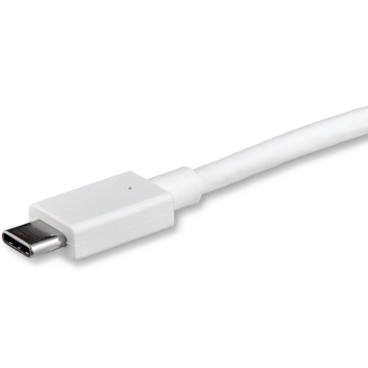 STARTECH 3ft|1m USB C to DisplayPort 1.2 Cable 4K 60Hz - USB-C to DisplayPort Adapter Cable HBR2 - USB Type-C DP Alt Mode to DP Monitor Video Cable - Works w| Thunderbolt 3 - White (CDP2DPMM1MW) (CDP2DPMM1MW)