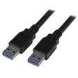 STARTECH 3m 10 ft USB 3.0 Cable - A to A - M|M - Long USB 3.0 Cable - USB 3.1 Gen 1 (5 Gbps) (USB3SAA3MBK)