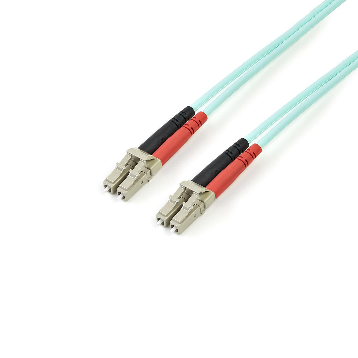 STARTECH 3m (10ft) LC|UPC to LC|UPC OM3 Multimode Fiber Optic Cable | Full Duplex 50|125µm Zipcord Fiber | 100G Networks | LOMMF|VCSEL | <0.3dB Low Insertion Loss | LSZH Fiber Patch Cord (A50FBLCLC3) (A50FBLCLC3)