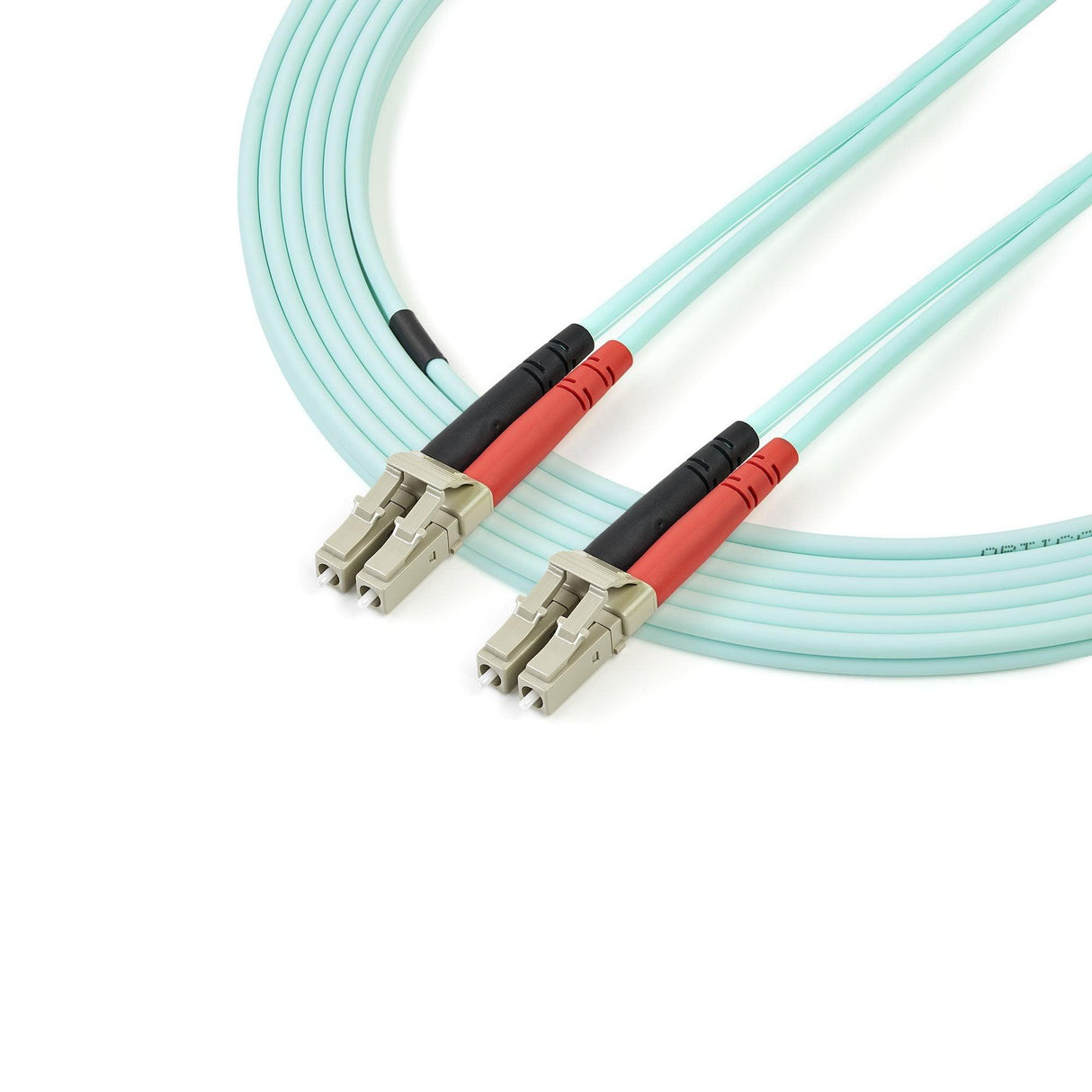 STARTECH 3m (10ft) LC|UPC to LC|UPC OM3 Multimode Fiber Optic Cable | Full Duplex 50|125µm Zipcord Fiber | 100G Networks | LOMMF|VCSEL | <0.3dB Low Insertion Loss | LSZH Fiber Patch Cord (A50FBLCLC3) (A50FBLCLC3)