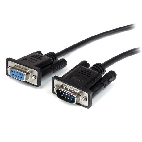 STARTECH 3m Black Straight Through DB9 RS232 Serial Cable - DB9 RS232 Serial Extension Cable - Male to Female Cable (MXT1003MBK)