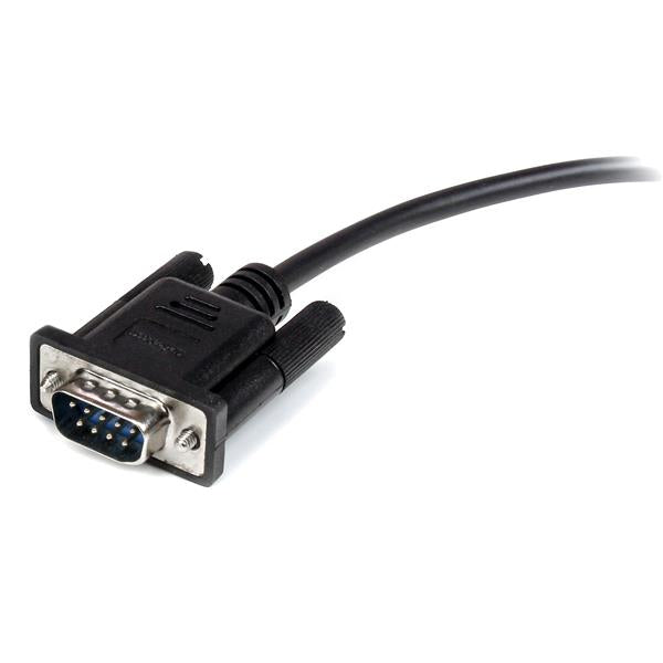 STARTECH 3m Black Straight Through DB9 RS232 Serial Cable - DB9 RS232 Serial Extension Cable - Male to Female Cable (MXT1003MBK)